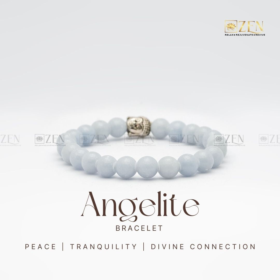Angelite bracelet | The Zen Crystals