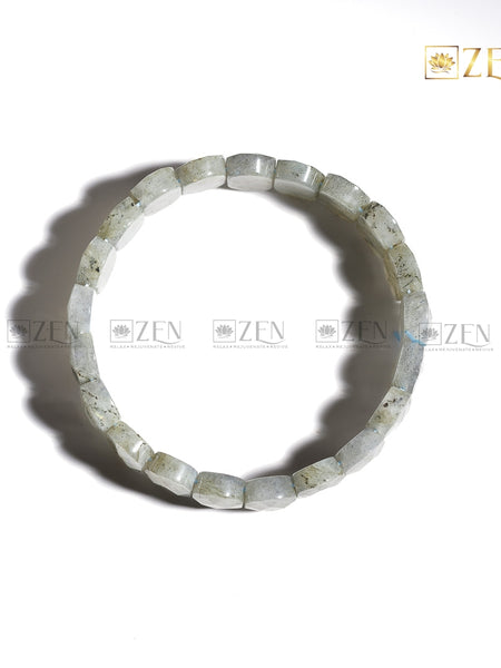 Labradorite - Flat Bead Bracelet