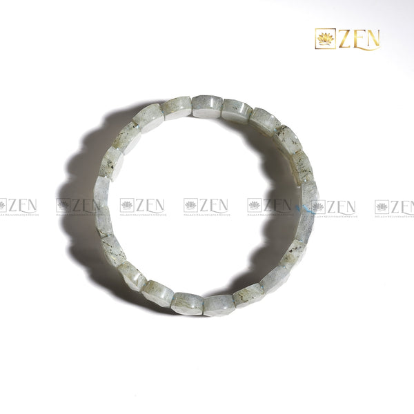 Labradorite - Flat Bead Bracelet