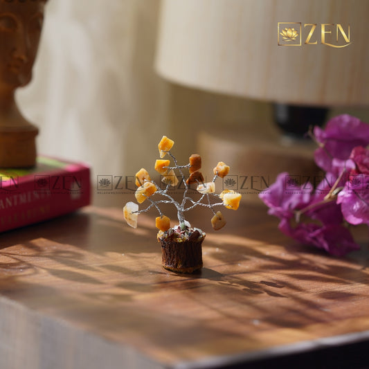 Yellow Calcite Mini Tree | The Zen Crystals