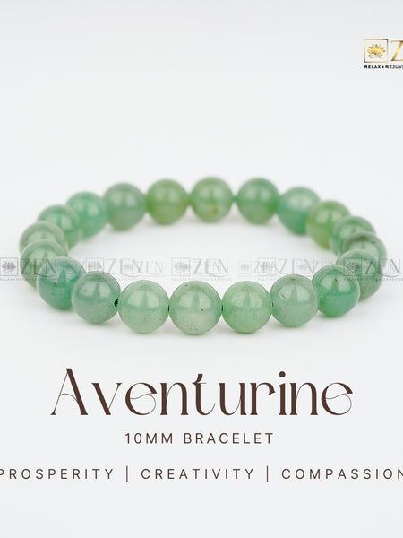 Green Aventurine Bracelet 10MM | The Zen Crystals