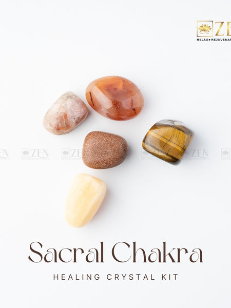 Sacral Chakra Healing Crystal Kit | the zen crystals