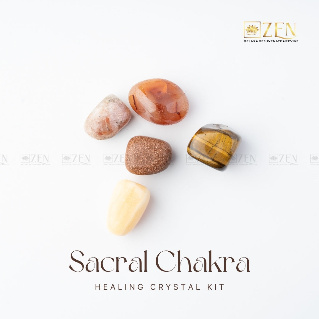 Sacral Chakra Healing Crystal Kit | the zen crystals