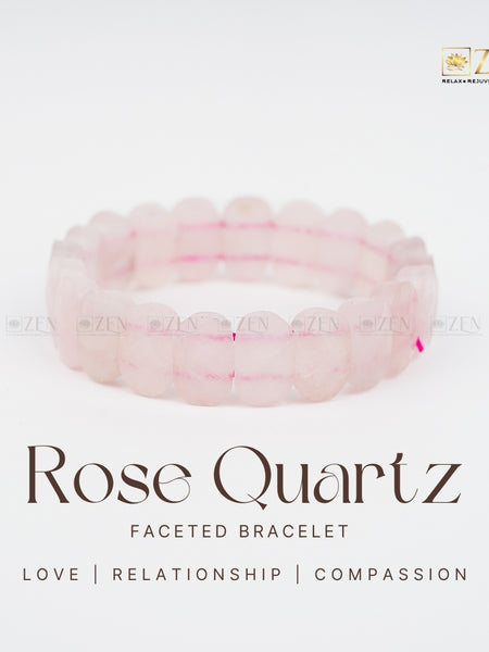 Rose Quartz bracelet | The Zen Crystals