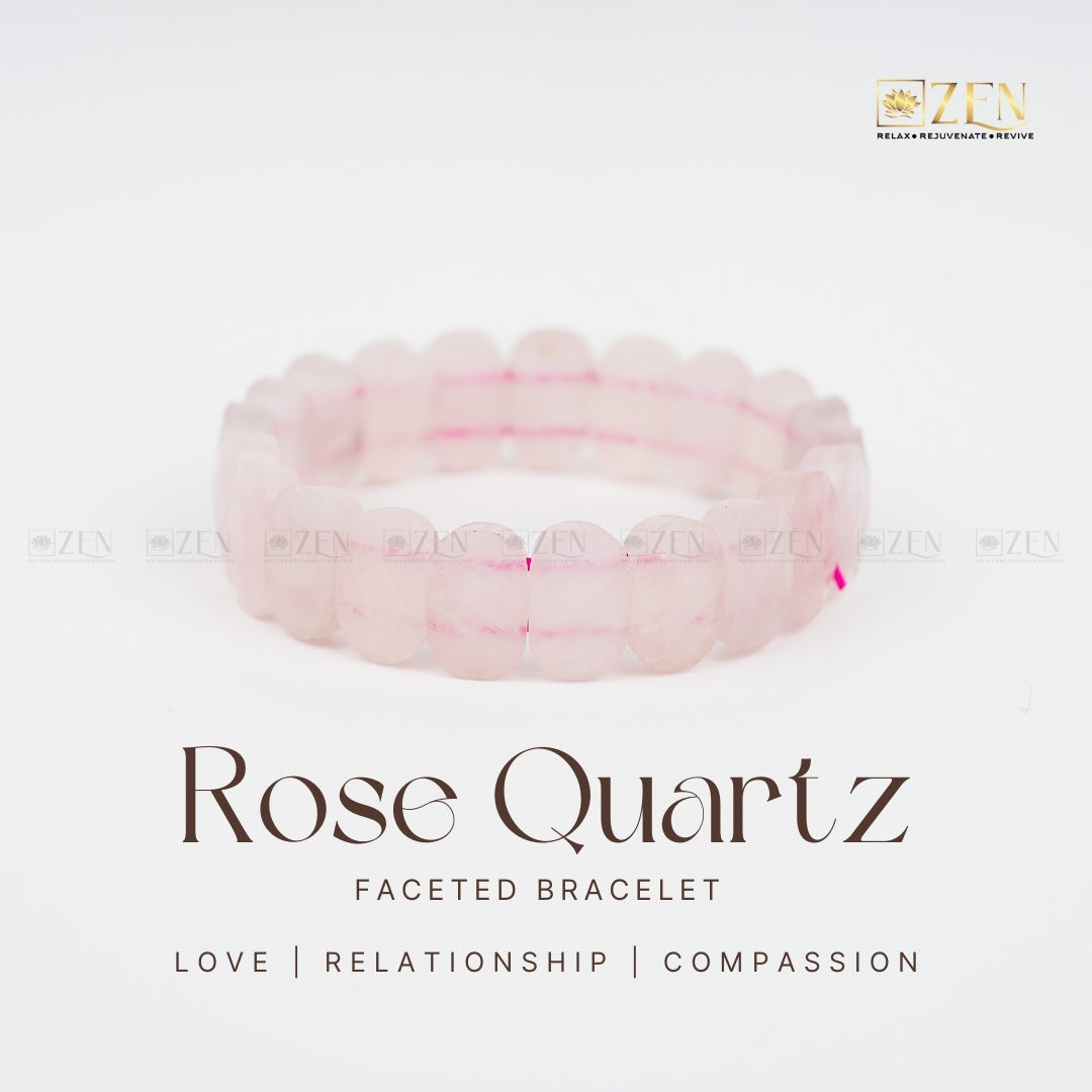 Rose Quartz bracelet | The Zen Crystals