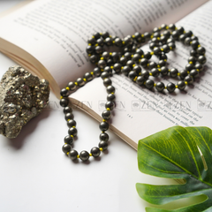 Pyrite Mala | the Zen Crystals