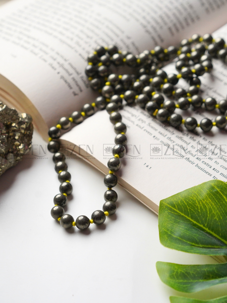 Pyrite Mala | the Zen Crystals