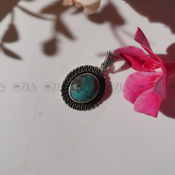 Turquoise Pendant The Zen Crystals