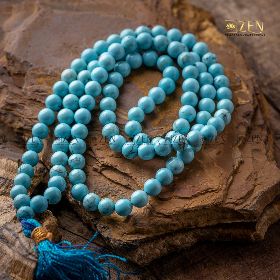 Authentic Turquoise Rosary | The Zen Crystals