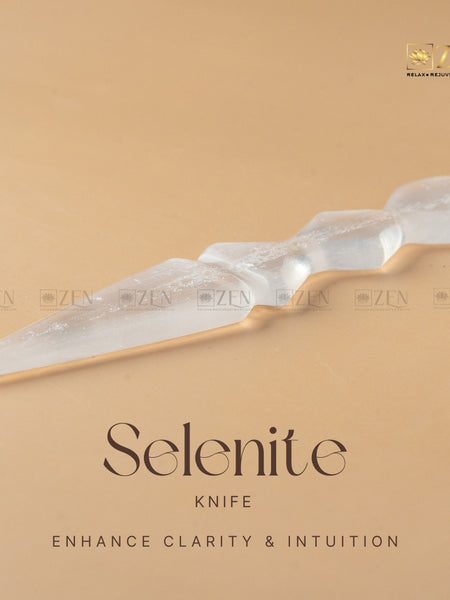 selenite knife | The Zen Crystals