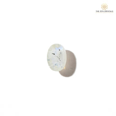 moonstone crystal on a white background