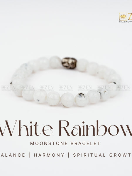 Rainbow Moonstone Bracelet | The Zen Crystals