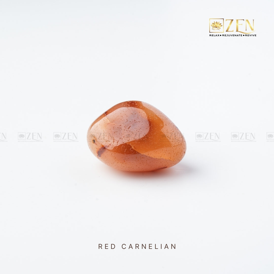 RED CARNELIAN TUMBLE | THE ZEN CRYSTALS