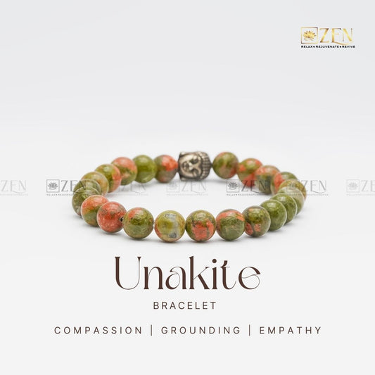 Unakite Bracelet | The Zen Crystals