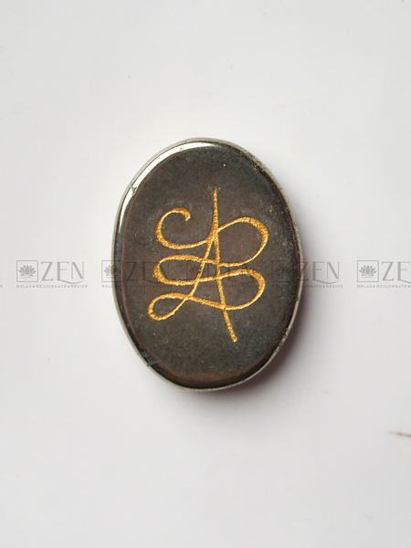 pyrite zibu coin back | The Zen Crystals