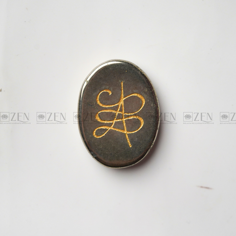 pyrite zibu coin back | The Zen Crystals