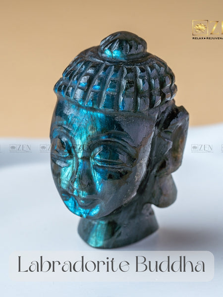 Labradorite Buddha Head | The Zen Crystals