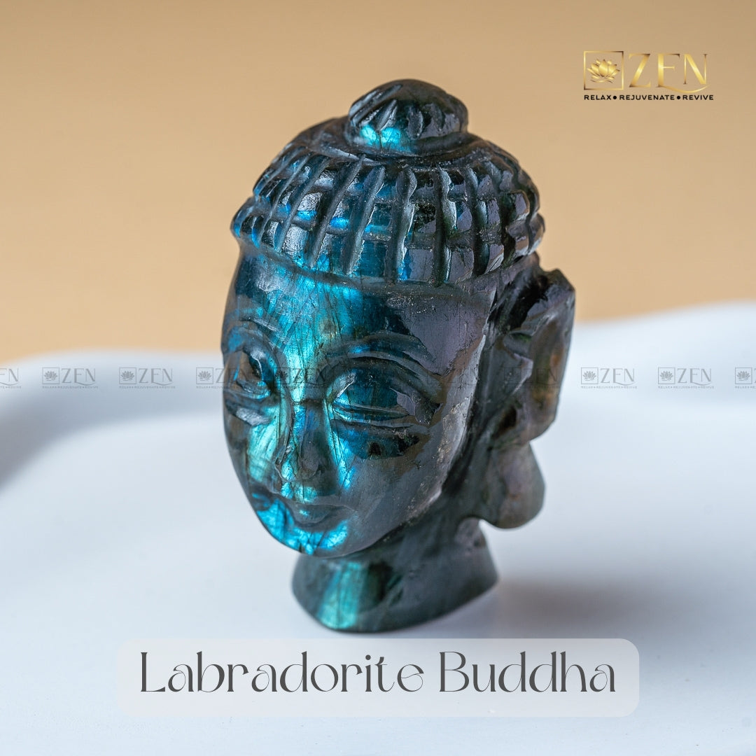 Labradorite Buddha Head | The Zen Crystals