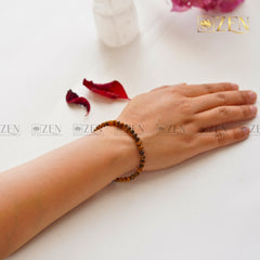 Tiger Eye 4mm Bracelet | The Zen Crystals