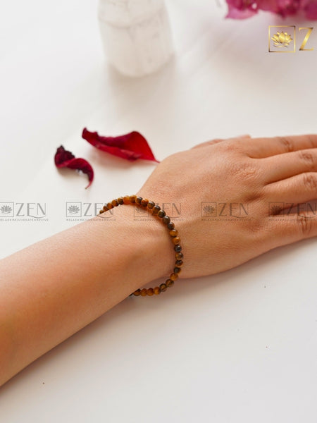 Tiger Eye 4mm Bracelet | The Zen Crystals