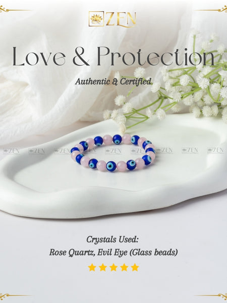 Love and protection bracelet | the zen crystals
