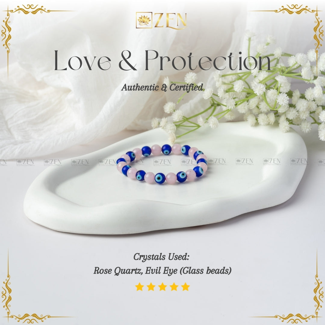 Love and protection bracelet | the zen crystals
