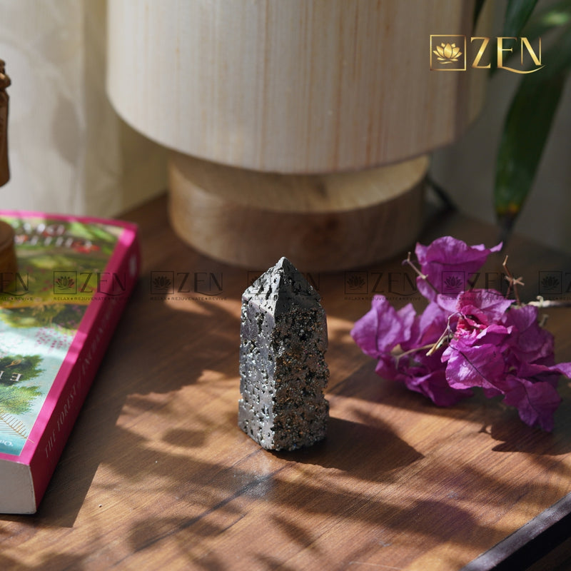 Pyrite Cluster Tower | The Zen Crystals
