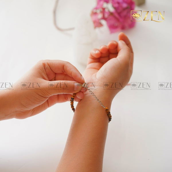 Tiger Eye 4mm Bracelet | The Zen Crystals