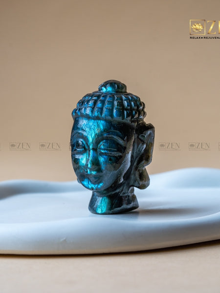 Authentic Labradorite Buddha Head | The Zen Crystals