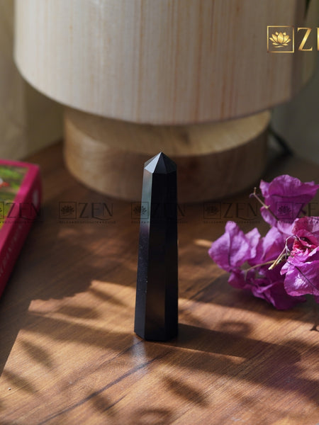 Black Obsidian Tower | The Zen Crystals