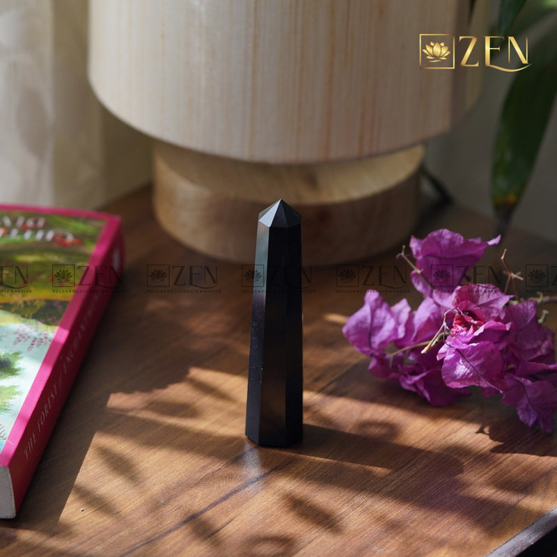 Black Obsidian Tower | The Zen Crystals