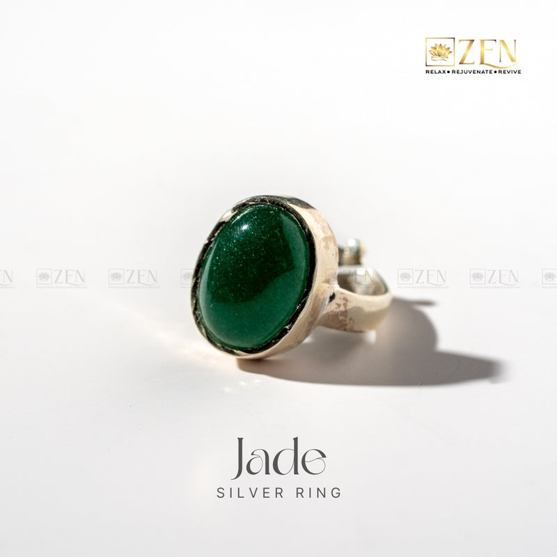 Jade Silver Ring