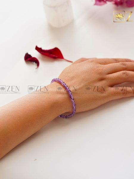 Amethyst Bracelet 4mm | The Zen Crystals