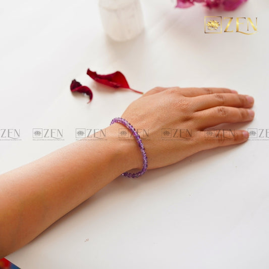 Amethyst Bracelet 4mm | The Zen Crystals
