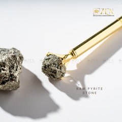 pyrite crystal pen | the zen crystals