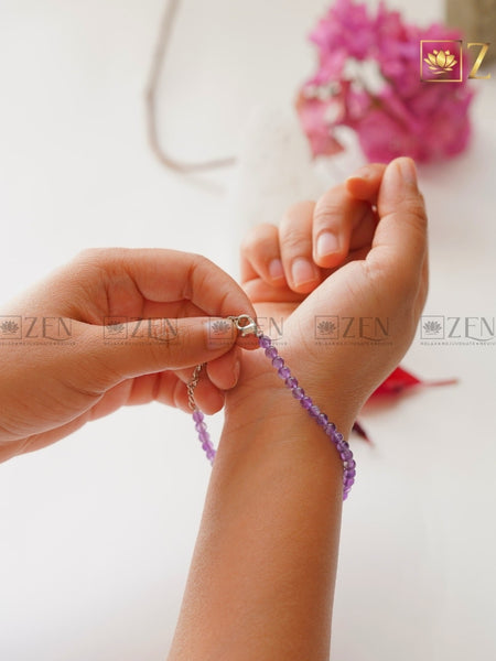 Amethyst Bracelet 4mm | The Zen Crystals