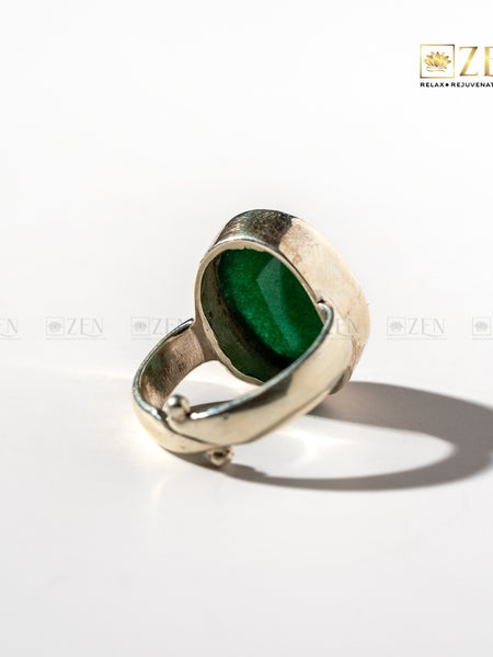 Jade Silver Ring