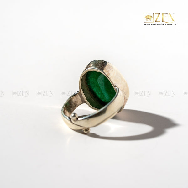 Jade Silver Ring