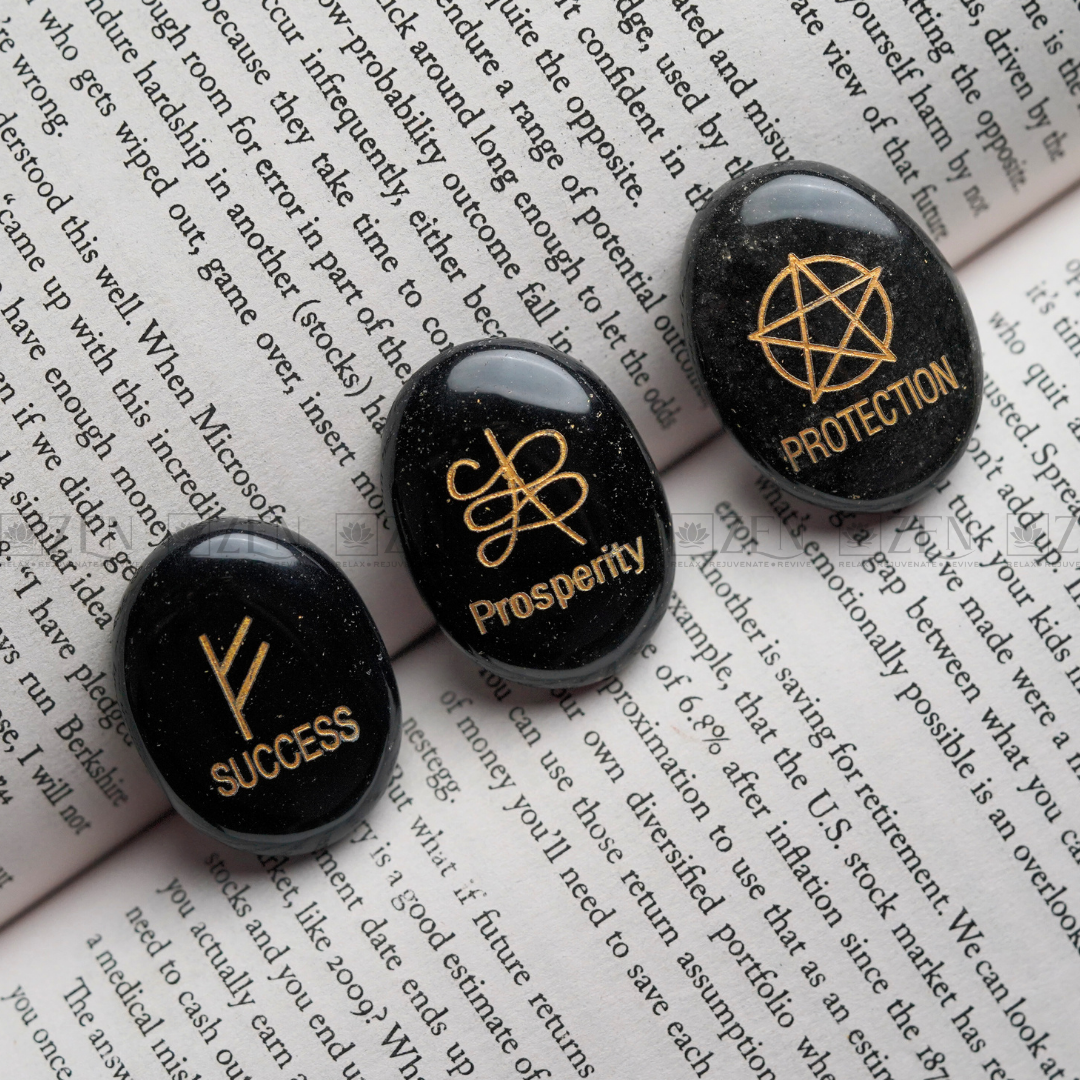 Buddha Stones Natürlicher schwarzer Obsidian-Anhänger