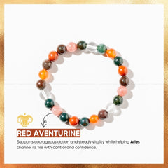 benefits of aries zodiac bracelet | the zen crystals