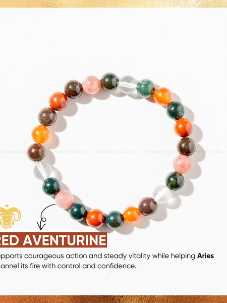 benefits of aries zodiac bracelet | the zen crystals