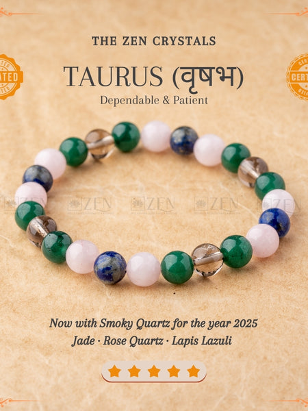 Taurus Zodiac Bracelet | the zen crystals