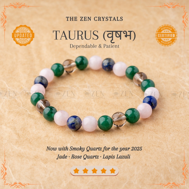 Taurus Zodiac Bracelet | the zen crystals