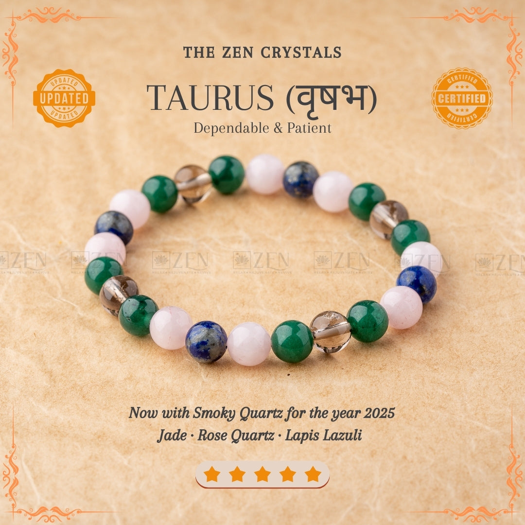 Taurus Zodiac Bracelet | the zen crystals