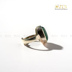 Jade Silver Ring
