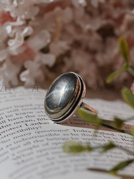 pyrite stone ring the zen crystals