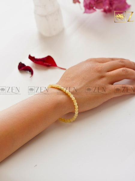 Yellow Calcite Bracelet 4mm | The Zen Crystals