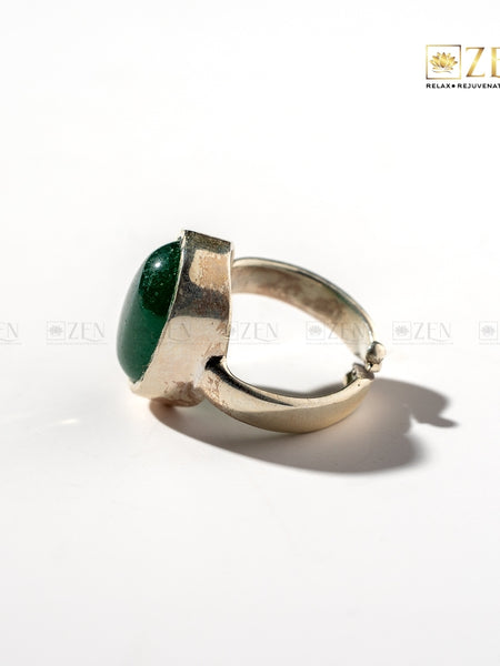 Jade Silver Ring