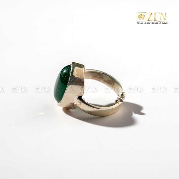 Jade Silver Ring