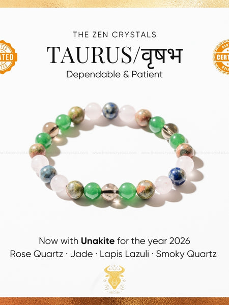 taurus zodiac bracelet | The Zen Crystals